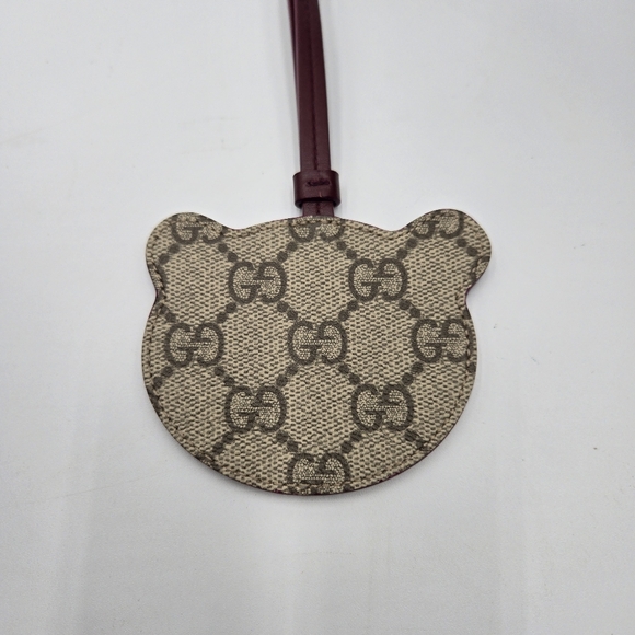 Panda-shaped bag charm | Emporium # 125 - Gucci Panda-Shaped Bag Charm for Women, 821811, GG Canvas,